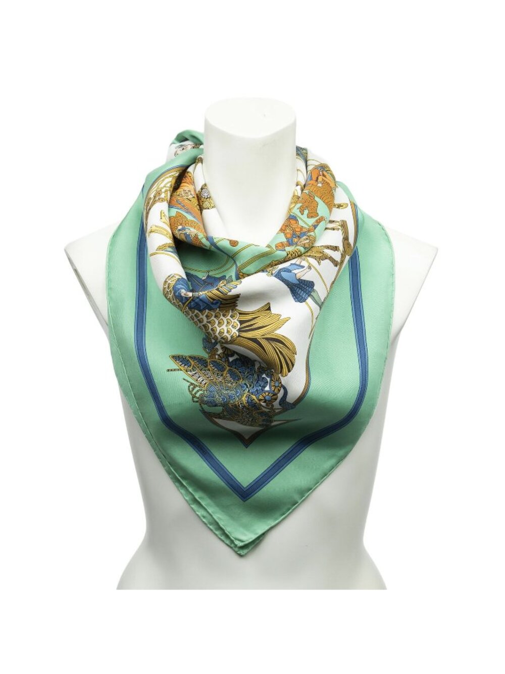 Hermes Scarf Green